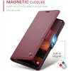 CASEME Litchi Texture Book Wallet Case hoesje voor Samsung Galaxy S25 Plus - Rood 8