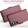 CASEME Litchi Texture Book Wallet Case hoesje voor Samsung Galaxy S25 Plus - Rood 10