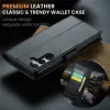 CASEME Litchi Texture Book Wallet Case hoesje voor Samsung Galaxy S25 Plus - Zwart 3