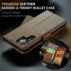 CASEME Litchi Texture Book Wallet Case hoesje voor Samsung Galaxy S25 Ultra - Bruin 8