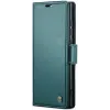 CASEME Litchi Texture Book Wallet Case hoesje voor Samsung Galaxy S25 Ultra - Groen 5