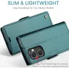 CASEME Litchi Texture Book Wallet Case hoesje voor Oppo Reno13 F 4G/5G / Reno13 FS 5G - Groen 3