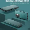 CASEME Litchi Texture Book Wallet Case hoesje voor Oppo Reno13 F 4G/5G / Reno13 FS 5G - Groen 8