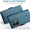 CASEME Litchi Texture Book Wallet Case hoesje voor Oppo Reno13 Pro - Blauw 4