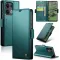 CASEME Litchi Texture Book Wallet Case hoesje voor Oppo Reno13 Pro - Groen