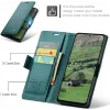 CASEME Litchi Texture Book Wallet Case hoesje voor Oppo Reno13 Pro - Groen 2