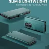CASEME Litchi Texture Book Wallet Case hoesje voor Oppo Reno13 Pro - Groen 8