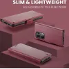 CASEME Litchi Texture Book Wallet Case hoesje voor Oppo Reno13 Pro - Rood 8