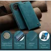 CASEME Retro Texture Book Wallet Case hoesje voor OnePlus 13 - Blauw 7