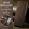 CASEME Retro Texture Book Wallet Case hoesje voor OnePlus 13 - Donkerbruin 4
