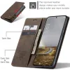 CASEME Retro Texture Book Wallet Case hoesje voor OnePlus 13 - Donkerbruin 6