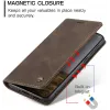 CASEME Retro Texture Book Wallet Case hoesje voor OnePlus 13 - Donkerbruin 12