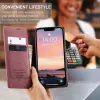 CASEME Retro Texture Book Wallet Case hoesje voor Apple iPhone 17e/16e - Bordeaux 3