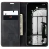 CASEME Retro Texture Book Wallet Case hoesje voor Apple iPhone 17e/16e - Zwart 6