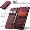 CASEME Retro Texture Book Wallet Case hoesje voor Oppo Reno13 - Bordeaux 3