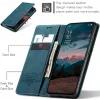 CASEME Retro Texture Book Wallet Case hoesje voor Oppo Reno13 F 4G/5G / Reno13 FS 5G - Blauw 3