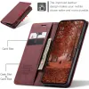 CASEME Retro Texture Book Wallet Case hoesje voor Oppo Reno13 F 4G/5G / Reno13 FS 5G - Bordeaux 3