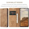 CASEME Retro Texture Book Wallet Case hoesje voor Oppo Reno13 Pro - Lichtbruin 2