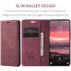 CASEME Retro Texture Book Wallet Case hoesje voor Samsung Galaxy S25 Edge - Bordeaux 2