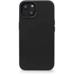 Decoded Echt Leren Back Cover hoesje voor Apple iPhone 14 Plus - Black