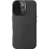 Decoded Echt Leren Back Cover hoesje voor Apple iPhone 16 - Black