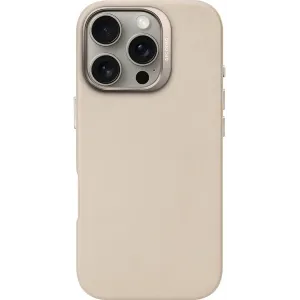 Decoded Echt Leren Back Cover hoesje voor Apple iPhone 16 Pro - Clay