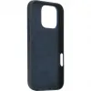 Decoded Echt Leren Back Cover hoesje voor Apple iPhone 16 Pro - Navy 4