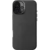 Decoded Echt Leren Back Cover hoesje voor Apple iPhone 16 Plus - Black