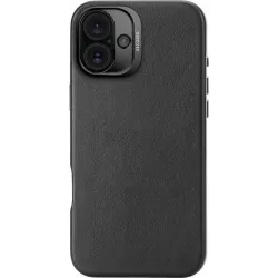 Decoded Echt Leren Back Cover hoesje voor Apple iPhone 16 Plus - Black