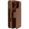 Decoded Echt Leren 2-in-1 Book Wallet Case hoesje voor Apple iPhone 16 - Tan 7