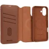 Decoded Echt Leren 2-in-1 Book Wallet Case hoesje voor Apple iPhone 16 Plus - Tan 10