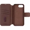 Decoded Echt Leren 2-in-1 Book Wallet Case hoesje voor Apple iPhone 17e/16e - Chocolate Brown 6