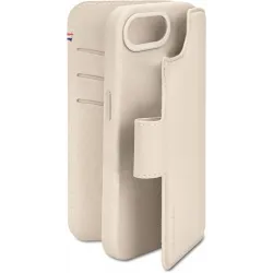 Decoded Echt Leren 2-in-1 Book Wallet Case hoesje voor Apple iPhone 17e/16e - Clay