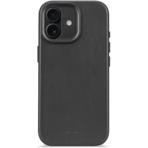 Decoded Echt Leren Back Cover hoesje voor Apple iPhone 17 - Black
