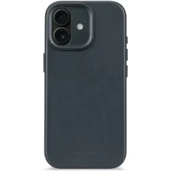 Decoded Echt Leren Back Cover hoesje voor Apple iPhone 17 - Navy Shadow
