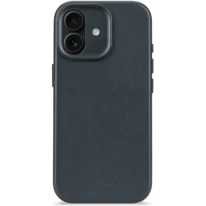 Decoded Echt Leren Back Cover hoesje voor Apple iPhone 17 - Navy Shadow