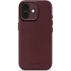 Decoded Echt Leren Back Cover hoesje voor Apple iPhone 17 - Dark Ruby