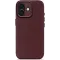 Decoded Echt Leren Back Cover hoesje voor Apple iPhone 17 - Dark Ruby