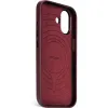 Decoded Echt Leren Back Cover hoesje voor Apple iPhone 17 - Dark Ruby 3