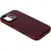 Decoded Echt Leren Back Cover hoesje voor Apple iPhone 17 - Dark Ruby 6