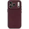 Decoded Echt Leren Back Cover hoesje voor Apple iPhone 17 Pro - Dark Ruby
