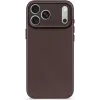 Decoded Echt Leren Back Cover hoesje voor Apple iPhone 17 Pro - Chocolate Brown