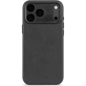 Decoded Echt Leren Back Cover hoesje voor Apple iPhone 17 Pro - Black