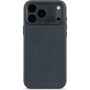 Decoded Echt Leren Back Cover hoesje voor Apple iPhone 17 Pro Max - Navy Shadow