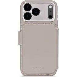 Decoded Echt Leren 2-in-1 Book Wallet Case hoesje voor Apple iPhone 17 Pro Max - Solid Clay
