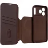 Decoded Echt Leren 2-in-1 Book Wallet Case hoesje voor Apple iPhone 17 Pro Max - Chocolate Brown 9