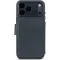 Decoded Echt Leren 2-in-1 Book Wallet Case hoesje voor Apple iPhone 17 Pro - Navy Shadow