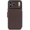 Decoded Echt Leren 2-in-1 Book Wallet Case hoesje voor Apple iPhone 17 Pro - Chocolate Brown