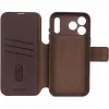 Decoded Echt Leren 2-in-1 Book Wallet Case hoesje voor Apple iPhone 17 Pro - Chocolate Brown 7