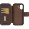 Decoded Echt Leren 2-in-1 Book Wallet Case hoesje voor Apple iPhone 17 - Chocolate Brown 6